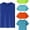 boys girls athletic tee mesh-Blue, variant on RTKFRFLM Kids Summer Mesh Tee Shirt Solid Color Lightweight Short Sleeve Athletic Workout Active Tops Gym Undershirt for Boys Girls