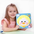 thumbnail image 7 of RuiJiao DIY Embroidery Kit for Kids and Adults, Handmade Sewing Craft with Yarn, Needle, and Patch - 21cm Square, 7 of 7