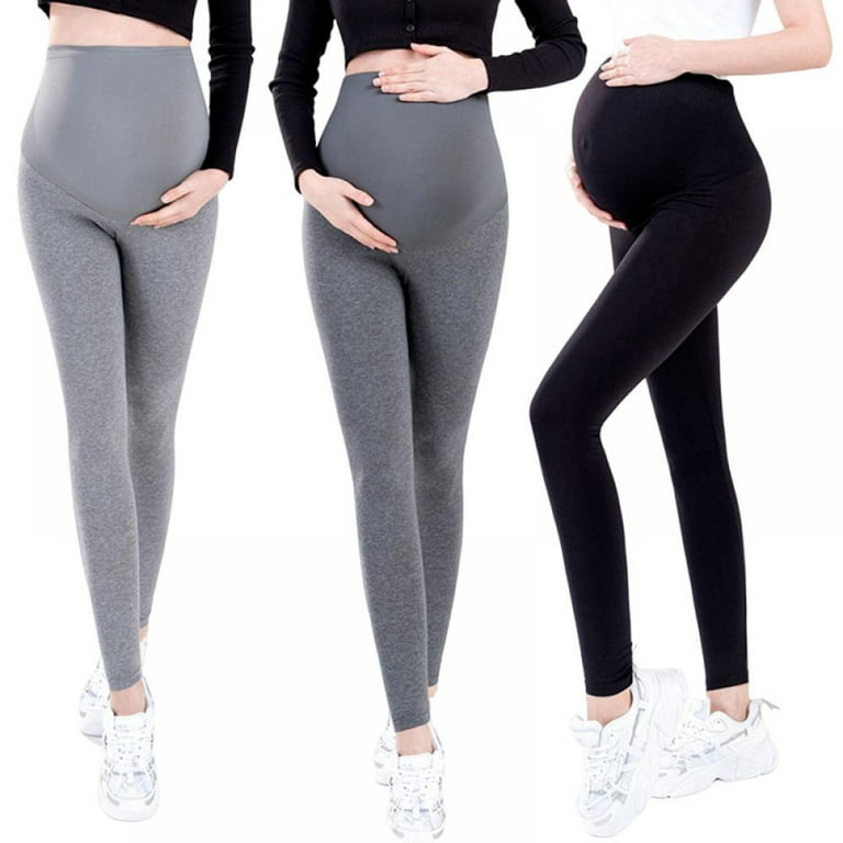 Women Maternity Pregnancy Leggings Active Wear Over The Bump Pants