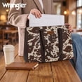 thumbnail image 2 of Wrangler Laptop Tote Bag for Women 15.6 Inch Computer Bag for Work Large Double Compartment Purse and Handbag,Cow Print Coffee, 2 of 6