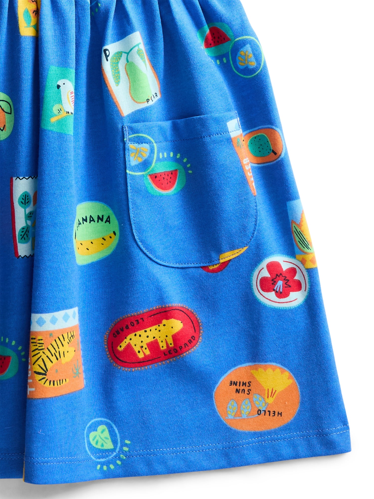 Wonder Nation Toddler Girls Sleeveless Play Dress, Sizes 18M-5T