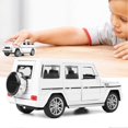 thumbnail image 3 of 1/32 Alloy Off Road Car Toy Children Kid Pull Back Vehicle Toy with Light Sound Effect(White ), 3 of 4