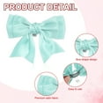 thumbnail image 3 of Uxcell Women Bow Shoe Clips, Satin Elegant Detachable Bowknot Shoe Clips Bright Blue, 3 of 7