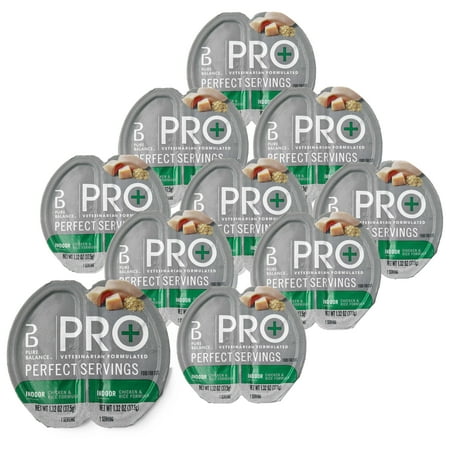 Pure Balance Pro+ Indoor Chicken with Rice Wet Cat Food 2.64oz (10 Pack)