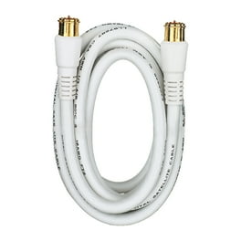 Monster Jhiu 140030-00 12 ft. Black RG6 Quad Video Coaxial Monster Jhiu 140030-00 12 ft. Black RG6 Quad Video Coaxial