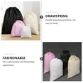thumbnail image 3 of Worgeous  Drawstring Bag Bags Pouch Small Vacuum Storage Travel Black, 3 of 8