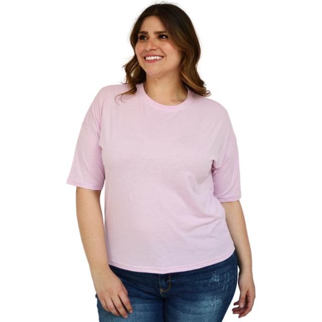 Playera básica Balam/Tallas Extras, 0069 (Rosa) rosa claro 38 Roman Fashion BL-BAL-0069-ROSA