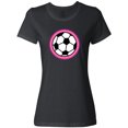 thumbnail image 3 of Inktastic Soccer Player Girls Sports Ball Women's T-Shirt, 3 of 5