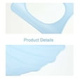 thumbnail image 3 of Luxshiny Snow Sleds Plastic Thickened Construction Striped for Winter Sports 1Pcs, 3 of 8