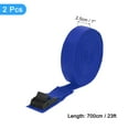 thumbnail image 2 of Unique Bargains Tie Down Straps, 2Pcs Adjustable Buckle Lashing Straps, 700x2.5cm Cinch Strap (Dark Blue), 2 of 5