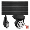 thumbnail image 2 of 8Pcs Luggage Wheel Covers, Silicone Cover Protector Suitcase Silent Protection Compartment, 2 of 4