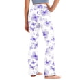 thumbnail image 4 of Odeerbi 2-13 Años Niñas Pantalones de Yoga de Pierna Ancha Entrenamiento Baile Deporte Atlético Pantalones Elasticidad Lindo Cintura Alta Pantalones de Pierna Recta, 4 of 9