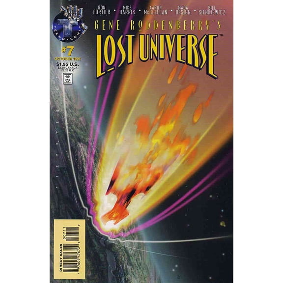 Lost Universe (Gene Roddenberry's ) #7 VF ; Tekno Comic Book