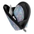 thumbnail image 4 of YFYANG 2 Piece Women's Portable Makeup Bags, Dreamy Vintage Snowflake Clutch Travel Toilet Bags Cosmetic Organizer, 4 of 7