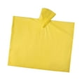 thumbnail image 1 of koolsoo Manteau de Pluie pour Enfants Confortable Réutilisable Garçons Filles Imperméable Vêtement d'Extérieur Poncho de Pluie Jaune, 1 of 9