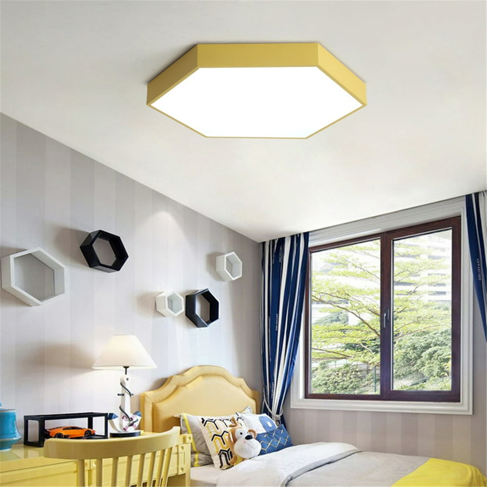 12'' Ultrathin LED Hexagon Ceiling Light Concise Style Decoration