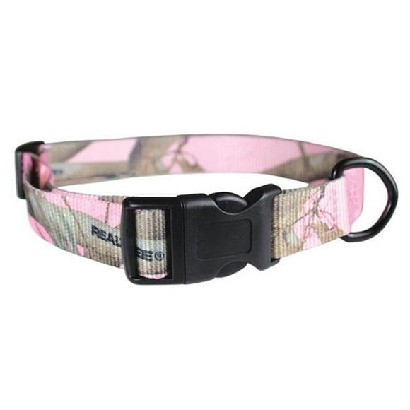 Leather Frères 100QKNRT-PK 1 in. Kwkklp Réglable 18-26 in. Col Camo Rose
