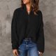 thumbnail image 5 of Suéter de mujer, elegante suéter de punto con cremallera, suéter de cuello alto para mujer, otoño, suéter de punto grueso para mujer, suéter de invierno, suéter de punto casual, suéter, 5 of 6