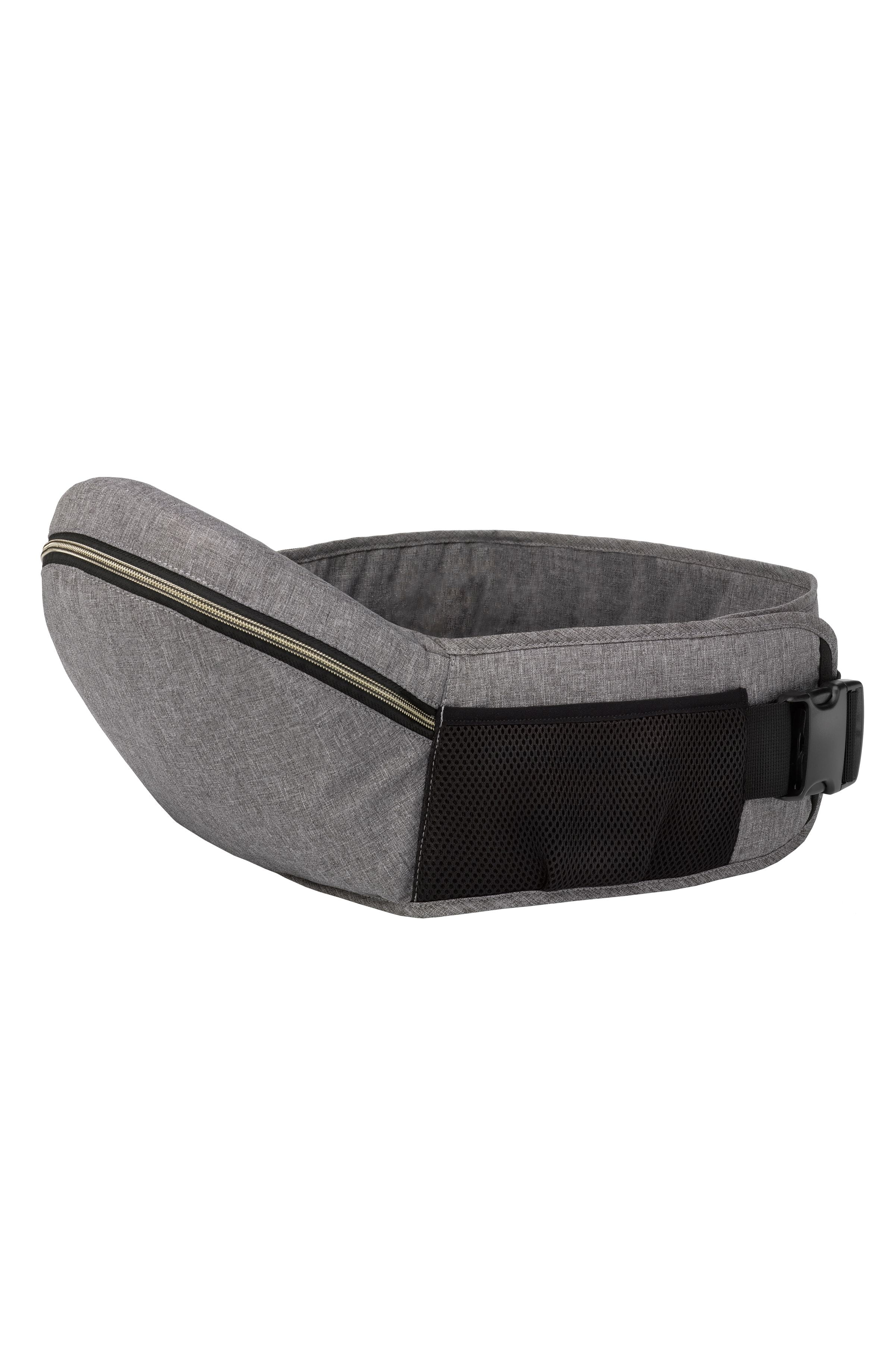 MOBY Wrap Hip Seat in Heather Grey