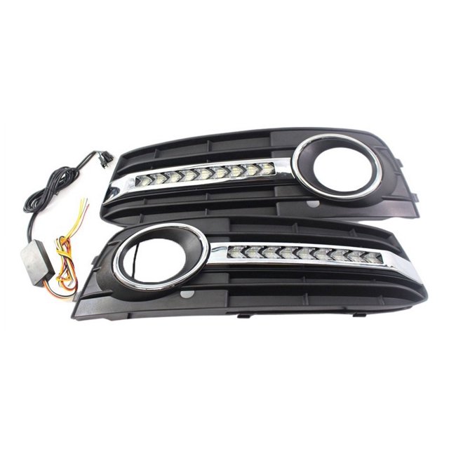 A4 B8 Flowing LED Anti Fog Lamp Cover