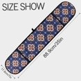 thumbnail image 3 of Dailycode Double Sided Oven Mitt with Loop Heat Resistant Kitchen Long Potholders 7" x 35" Folk Art Arabesque, 3 of 6