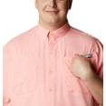 thumbnail image 4 of Columbia Men's PFG Tamiami II UPF 40 Short Sleeve Fishing Shirt, Sorbet, 3X, 4 of 9