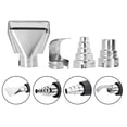 thumbnail image 2 of 4Pcs Heat Gun Air Nozzles, Electric Kit Accessories Industrial Tools Shrink Wrap, For Hot Air Soldering Station Repair Tool, 2 of 9