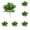 C, variant on Artificial Shrubs Plastic Plants Fake Bushes Leaves Faux Turtle Leaf Fake Monstera Tropical Large Tree Leaves Outdoor Artificial Plants for Home Garden Verandah Office Table Centerpieces Decor