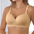 thumbnail image 5 of Uqiangy Gym Tops for Women Women's Bras Breast Reduction Bra Plus Size Bras Senior Bras for Women Posture Corrector Bra for Women Light yellow L, 5 of 8