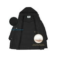 thumbnail image 6 of WenVen Women's Winter Coat Warm Puffer Jacket Hooded Winter Jacket with Hood Black L, 6 of 8