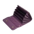 thumbnail image 3 of Adhesive Card Slots Holder Phone Pocket for Phone Case, PU Leather Wallet Sticker ID/Credit Card Holder with Magnetic Buttons for Phone Sleeve - Deep Purple, 3 of 6
