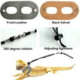 thumbnail image 6 of Bearded Dragon Travel Backpack with Harness and Leash Set,Lizard Backpack Travel Carrier,Space Capsule Clear Bubble Window Astronaut Reptile Carrier Backpack, Airline Approved, 6 of 7
