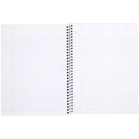 Mead Spiral Notebook, 1 Subject, College Ruled, 70 Sheets, 10-1/2