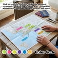 thumbnail image 3 of BAZIC Neon Page Markers 1x3 Colored Index Tabs, (480 Sheets/Pack), 1-Pack, 3 of 5