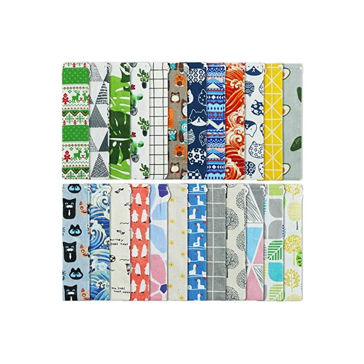 24 Pack Straw Carrying Case, Reusable Straws Cutlery Pouch, Multiple