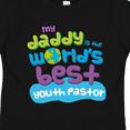 thumbnail image 4 of Inktastic My Daddy is the World’s Best Youth Pastor Boys or Girls Toddler T-Shirt, 4 of 5