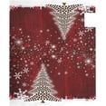 thumbnail image 2 of Christmas Tree Magnetic Mailbox Cover Snowflakes Mailbox Wrap Post Letter Box Cover Home Decorative for Standard Mailboxes, 2 of 5