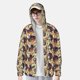 thumbnail image 2 of Balery Fashion Hippie Girl Sudadera ligera de manga larga con capucha y protección solar UPF 50+ para hombre y mujer, ideal para pesca y running-3X-Large, 2 of 7