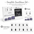 thumbnail image 6 of Sonogram Picture Frame Ultrasound Photo Frame with Countdown Weeks Elephant Nursery Decor, 6 of 7