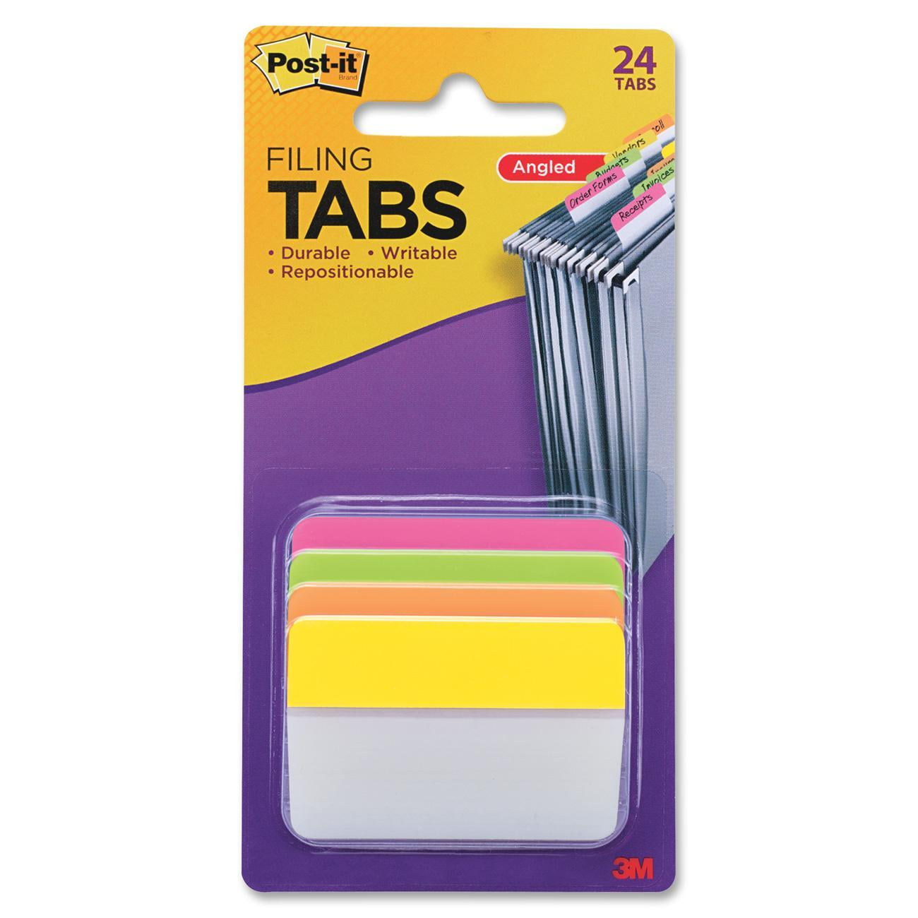 Staples Durable Repositionable Transparent Sticky Tabs 20 Pack 