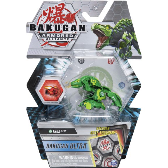 Figura de Alianza Blindada Bakugan Ultra Trox (7,5 cm)