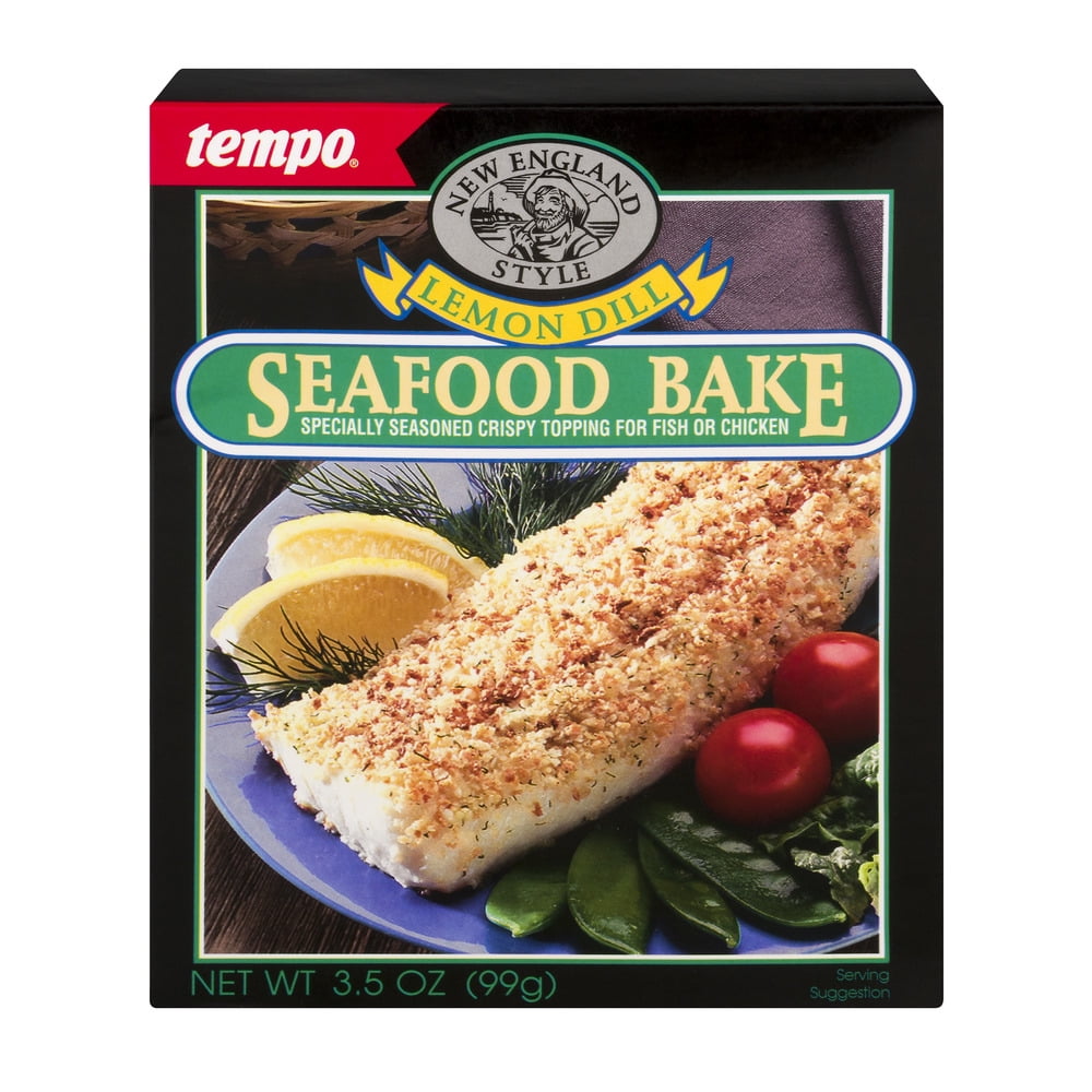 Tempo Seafood Bake Lemon Dill, 3.5 OZ by Concord Foods Inc