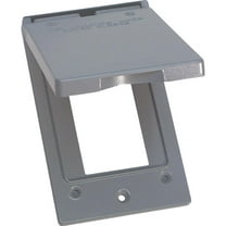 VERT GFCI COVER GRAY (Pack of 1)