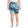 thumbnail image 4 of Avia Women's Plus Size Seamless Printed Bike Shorts, 4 of 5