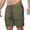 A01 Green, variant on Conairie Cargo Shorts For Mens Retro Stretch Relaxed Fit Twill Work Shorts Lightweight Washed Military Shorts with Drawstring L