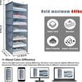 thumbnail image 2 of 7-Shelf Hanging Storage Closet Organizer  Oxford Rv Storage and Organization for Wardrobe  Inside  Camper Accessories  Nursery  Ba, 2 of 6