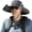 Black, variant on Solar Fan Hat with 2 Removable Fans – Wide Brim Cooling Sun Hat, USB & Solar Powered, Outdoor Bucket Hat for Fishing Hiking Gardening Beach, Men Women