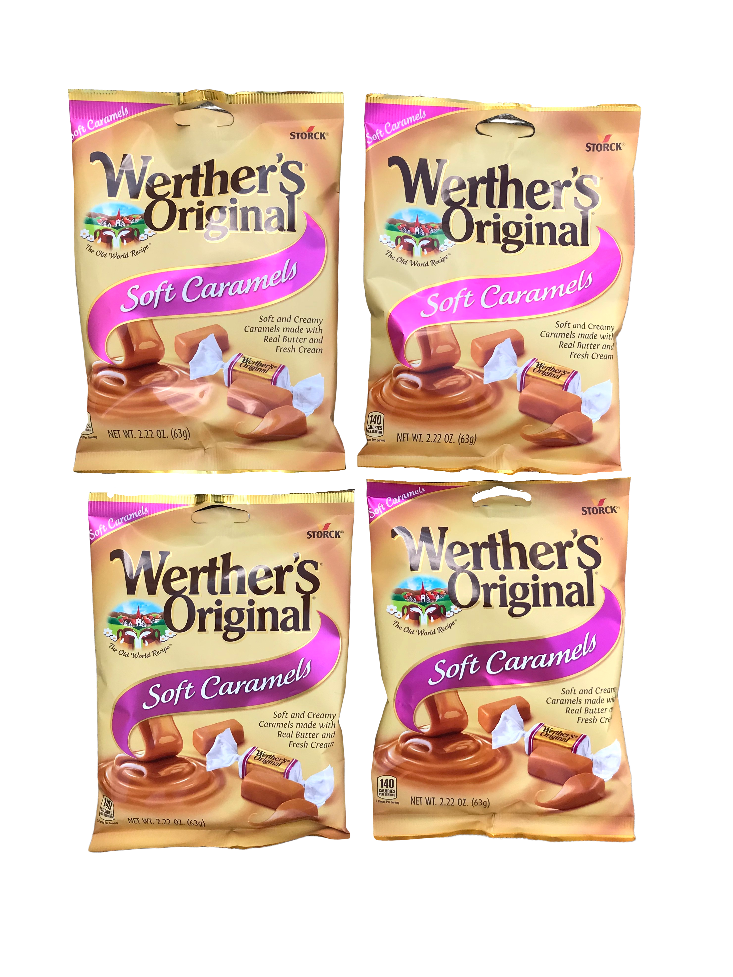 Werther's Original Soft Caramels (4 Pack)