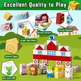 thumbnail image 3 of Magnetic Tiles, Farm 54PCS Magnetic Blocks, Magnetic Construction Toys for Toddler, Montessori Learning Toy for 3-6 Year Old Kids, Education Toys for Boys Girls, 3 of 8