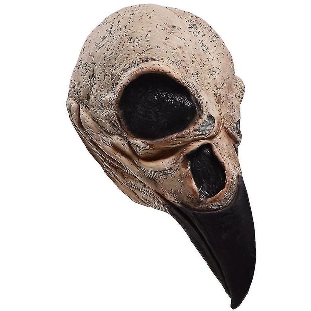 Máscara de médico de la peste negra Boca de águila Animal Sombrero de látex Accesorios de cosplay de Halloween ZefeiWu 8390606363312
